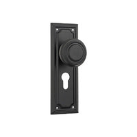 Tradco Edwardian Door Knob on Rectangular Backplate - Customise to your needs