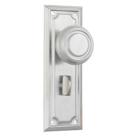 Tradco Edwardian Door Knob on Rectangular Backplate - Customise to your needs