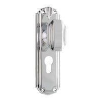 Tradco Napier Art Deco Door Knob on Backplate - Customise your needs