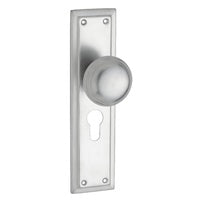 Tradco Richmond Door Knob on Long Backplate - Customise to your needs