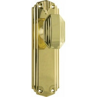 Tradco Napier Art Deco Door Knob on Backplate - Customise your needs