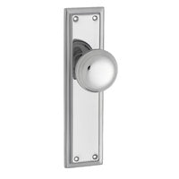 Tradco Richmond Door Knob on Long Backplate - Customise to your needs