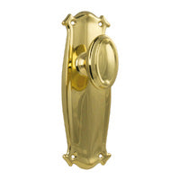 Tradco Bungalow Door Knob on Backplate - Customise to your needs