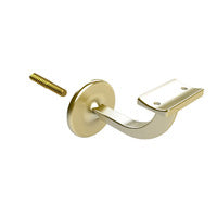 EMRO STAIR HAND RAIL BRACKET EXTENDED CENTER 80MM BRUSHED GOLD 443BGPP