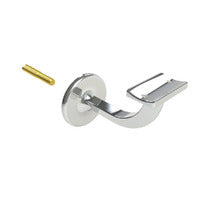 EMRO 443 STAIR HAND RAIL BRACKET EXTENDED CENTRE CONCEALED FIX 80MM - AVAILABLE IN VARIOUS FINISHES