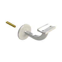 EMRO 443 STAIR HAND RAIL BRACKET EXTENDED CENTRE CONCEALED FIX 80MM - AVAILABLE IN VARIOUS FINISHES