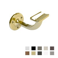 EMRO STAIR HAND RAIL 444 BRACKET EXTENDED CONVENTIONAL 80MM - AVAILABLE IN VARIOUS FINISHES