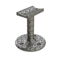 EMRO 445 STRAIGHT STAIR RAIL BRACKET VISIBLE FIX 60MM - AVAILABLE IN VARIOUS FINISHES