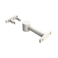 EMRO EXTENDED DOOR CLIP AND CATCH 70MM WHITE 450WHCD