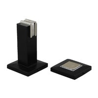 EMRO MAGNETIC DOOR STOP 50030MB SQUARE 81MM MATT BLACK