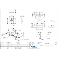 EMRO C12220 PRIVACY INDICATOR BOLT SATIN FINISHED ZINC