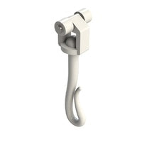 EMRO SCAHOOK PLASTIC HOOKS WHITE FINISH (20 PER PACK)