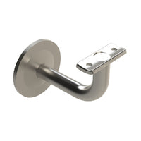 EMRO EXTENDED CONCEALED CURVED TOP BRACKET 80MM EXTENSION - AVAILABLE IN BRUSHED AND POLISHED STAINLESS STEEL