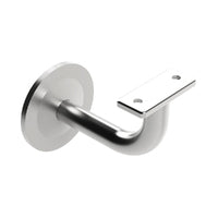 EMRO EXTENDED CONCEALED FLAT TOP BRACKET 80MM EXTENSION - AVAILABLE IN BRUSHED AND POLISHED STAINLESS STEEL