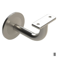 EMRO EXTENDED CONCEALED FLAT TOP BRACKET 80MM EXTENSION - AVAILABLE IN BRUSHED AND POLISHED STAINLESS STEEL