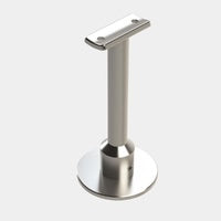 EMRO SS4455120CT DELUXE CONCEALED STRAIGHT BRACKET BRUSHED STAINLESS STEEL