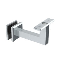 EMRO COMMERCIAL SQUARE BRACKET FOR GLASS SS620G - AVAILABLE IN CURVED TOP AND FLAT TOP