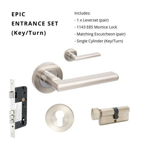 ZANDA EPIC - Brushed Nickel/Chrome Plated