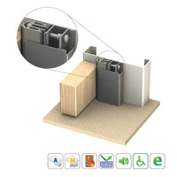 KILARGO IS7095SI ADJUSTABLE DOOR PERIMETER SEAL - AVAILABLE IN VARIOUS SIZES