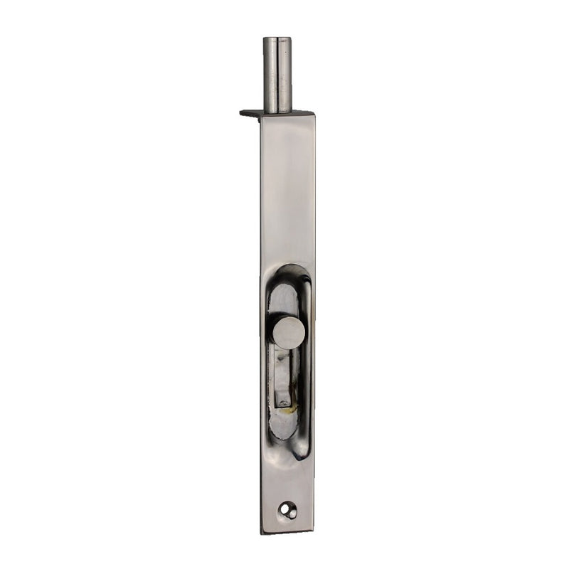 NIDUS DOOR FLUSH BOLT FB6PSS POLISHED STAINLESS STEEL