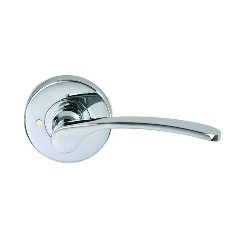 NIDUS MCAPPRICP DOOR HANDLE MEDITERRANEAN CAPRI PRIVACY LEVER SET POLISHED CHROME