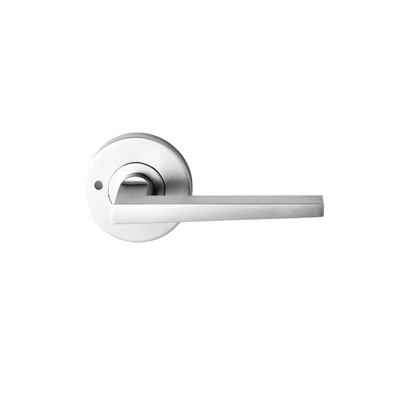 NIDUS DOOR HANDLE LEVER MEDITERRANEAN MARINO PRIVACY SET POLISHED CHROME M-MARPRICP