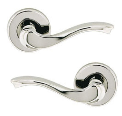 NIDUS MROMPASCP DOOR HANDLE MEDITERRANEAN ROMA PASSAGE LEVER SET POLISHED CHROME