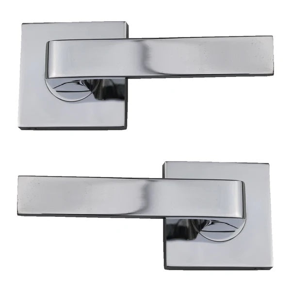 Nidus Door Square Passage Set Satin Chrome No latch