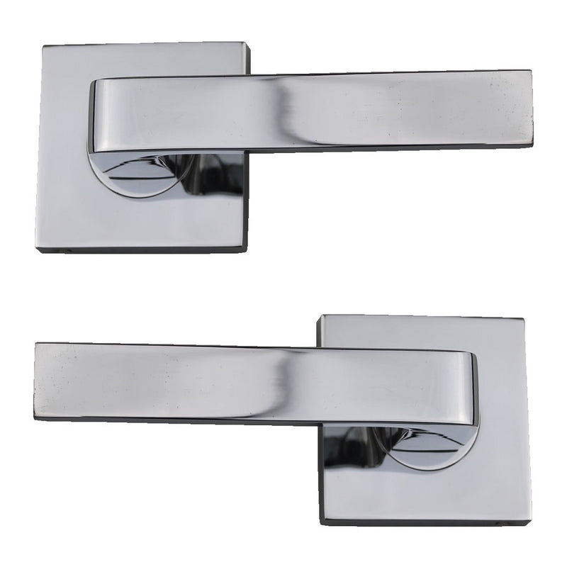 Large View Large View Large View Large View Large View View PDF brochure for Nidus Door Handle Mediterranean Turin Square Passage Lever Set Polished Chrome NIDUS DOOR HANDLE MEDITERRANEAN TURIN SQUARE PASSAGE LEVER SET POLISHED CHROME