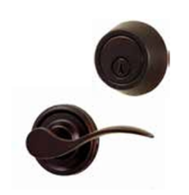 Nidus Bordeau Round Passage set Left Hand Oil Rubbed Bronze