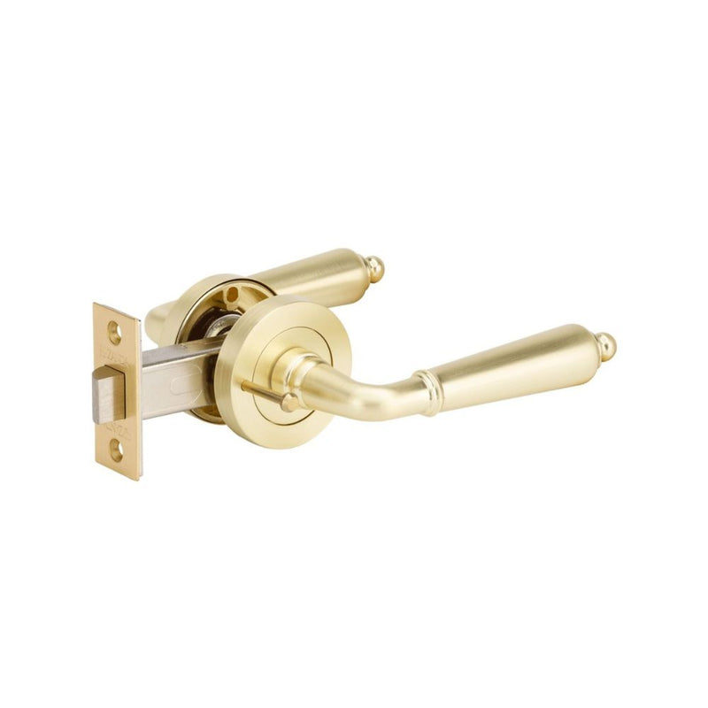 Zanda Oxford Door Handle Privacy Set Satin Brass 10072.SB