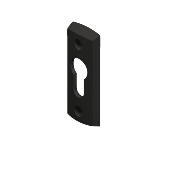 PALLADIUM BIFOLD HIGH PROFILE CYLINDER ESCUTCHEON Black