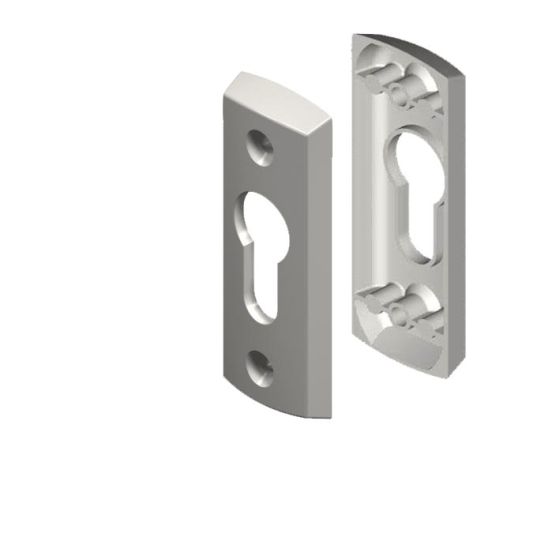 PALLADIUM BIFOLD HIGH PROFILE CYLINDER ESCUTCHEON SET