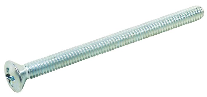 WHITCO S068600 SCREW RAISED HEAD COUNTERSUNK 57MMX8G/32 STEEL PK=100 TP No Finish