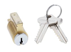 Carbine SC Series Lockset Cylinder, 6 pin, C4 Keyed to Differ, Satin Chrome