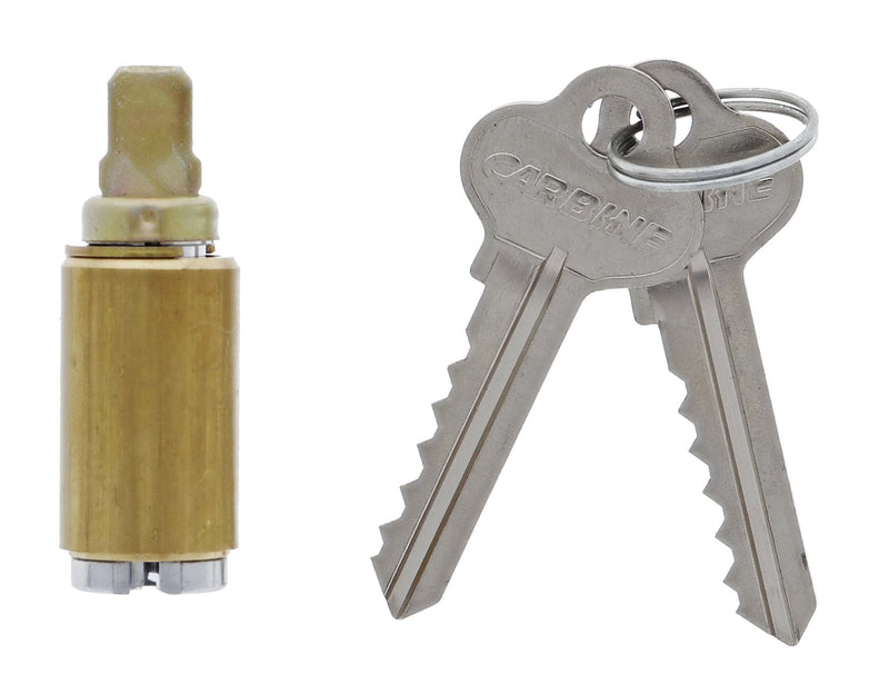 Carbine SC Series Lockset Cylinder, 6 pin, C4 Keyed to Differ, Satin Chrome