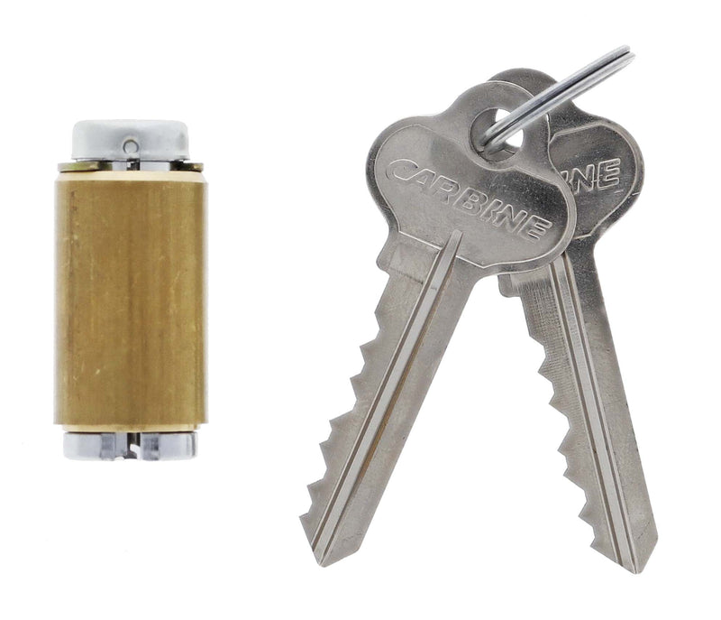 Carbine SS and SL Series Lockset Cylinder, 6 pin, C4 Keyed to Differ, Satin Chrome