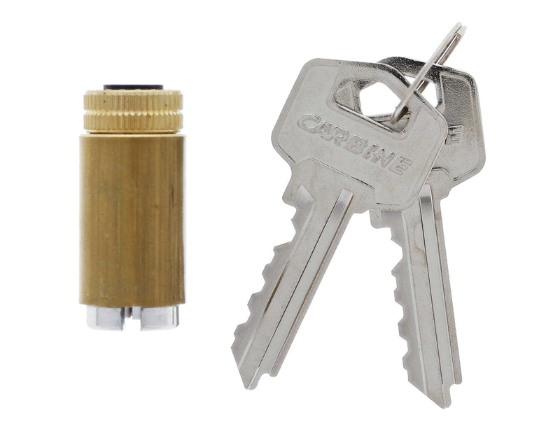 Carbine SS and SL Series Lockset Cylinder, 5 pin, Tes5 Keyed to Differ, Chrome Plate