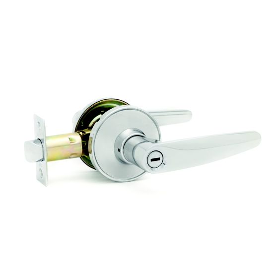 YL1 FOCUS LEVER PRIVACY SET DP Satin Chrome