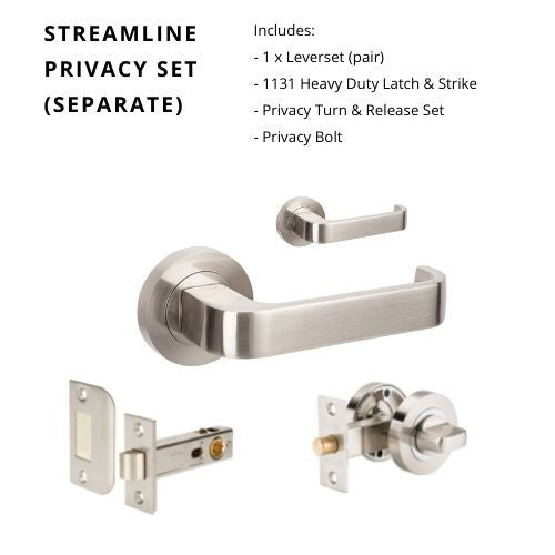 ZANDA STREAMLINE - Brushed Nickel & Satin Chrome