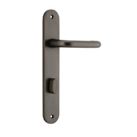 IVER OSLO LEVER DOOR HANDLE ON OVAL BACKPLATE - CUSTOMISE TO YOUR NEEDS