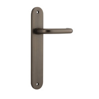 IVER OSLO LEVER DOOR HANDLE ON OVAL BACKPLATE - CUSTOMISE TO YOUR NEEDS