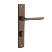 IVER BALTIMORE RETURN DOOR LEVER HANDLE ON RECTANGULAR BACKPLATE - CUSTOMISE TO YOUR NEEDS