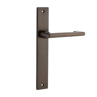 IVER BALTIMORE RETURN DOOR LEVER HANDLE ON RECTANGULAR BACKPLATE - CUSTOMISE TO YOUR NEEDS