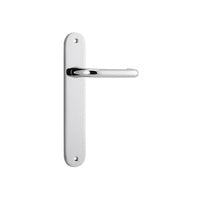 IVER OSLO LEVER DOOR HANDLE ON OVAL BACKPLATE - CUSTOMISE TO YOUR NEEDS