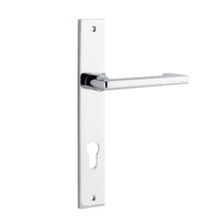 IVER BALTIMORE RETURN DOOR LEVER HANDLE ON RECTANGULAR BACKPLATE - CUSTOMISE TO YOUR NEEDS