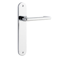 IVER BALTIMORE RETURN DOOR LEVER HANDLE ON OVAL BACKPLATE - CUSTOMISE TO YOUR NEEDS