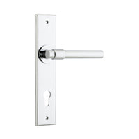 IVER HELSINKI DOOR LEVER HANDLE ON CHAMFERED BACKPLATE - CUSTOMISE TO YOUR NEEDS