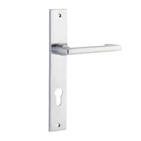 IVER BALTIMORE RETURN DOOR LEVER HANDLE ON RECTANGULAR BACKPLATE - CUSTOMISE TO YOUR NEEDS