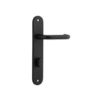 IVER OSLO LEVER DOOR HANDLE ON OVAL BACKPLATE - CUSTOMISE TO YOUR NEEDS